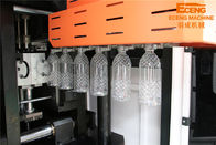 पीईटी बोतलों के लिए 0.5-2L ब्लोइंग मशीन 49kw इलेक्ट्रिक साइकिल हीटिंग