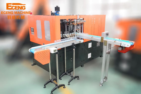 49kw प्रीफॉर्म 4 कैविटी पीईटी ब्लोइंग मशीन 2400-3000 BPH