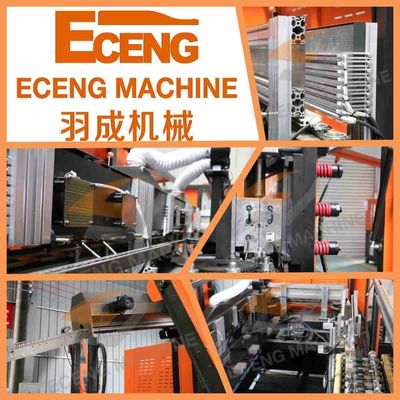 Eceng प्लास्टिक की बोतल 6 गुहा पीईटी ब्लोइंग मशीन 380V 50HZ