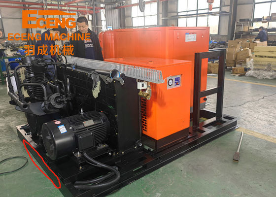 बूस्टर कंबाइंड के साथ हाई प्रेशर स्क्रू एयर कंप्रेसर 40bar 10.0m3 / Min 105kw