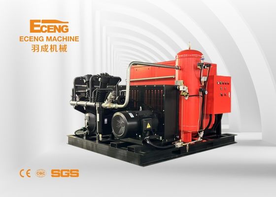 बूस्टर कंबाइंड के साथ हाई प्रेशर स्क्रू एयर कंप्रेसर 40bar 10.0m3 / Min 105kw