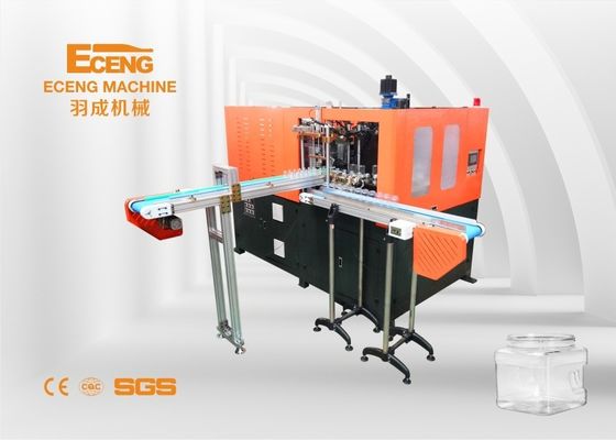 48kw स्वचालित पीईटी जार उड़ा मोल्डिंग मशीन बोतल मुंह 150 मिमी