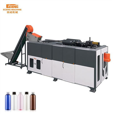380V 50HZ 6 कैविटी स्ट्रेच ब्लो मोल्डिंग मशीन 5.5 * 1.8 * 1.9m