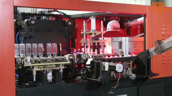 ऑरेंज 2l स्वचालित पीईटी उड़ा मोल्डिंग मशीन पीएलसी नियंत्रण