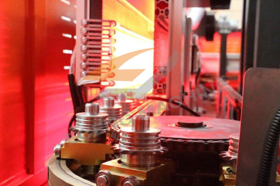 48kw स्वचालित पीईटी जार उड़ा मोल्डिंग मशीन बोतल मुंह 150 मिमी