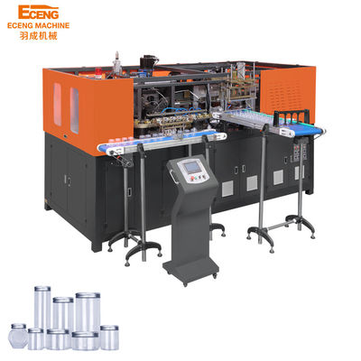 49kw प्रीफॉर्म 4 कैविटी पीईटी ब्लोइंग मशीन 2400-3000 BPH